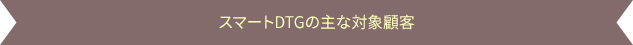 Smart DTG 주요 대상 고객